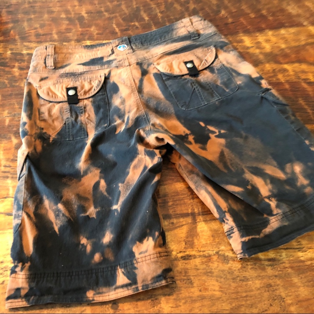 Customized Tie Dyed Kuhl Shorts Sz. 10